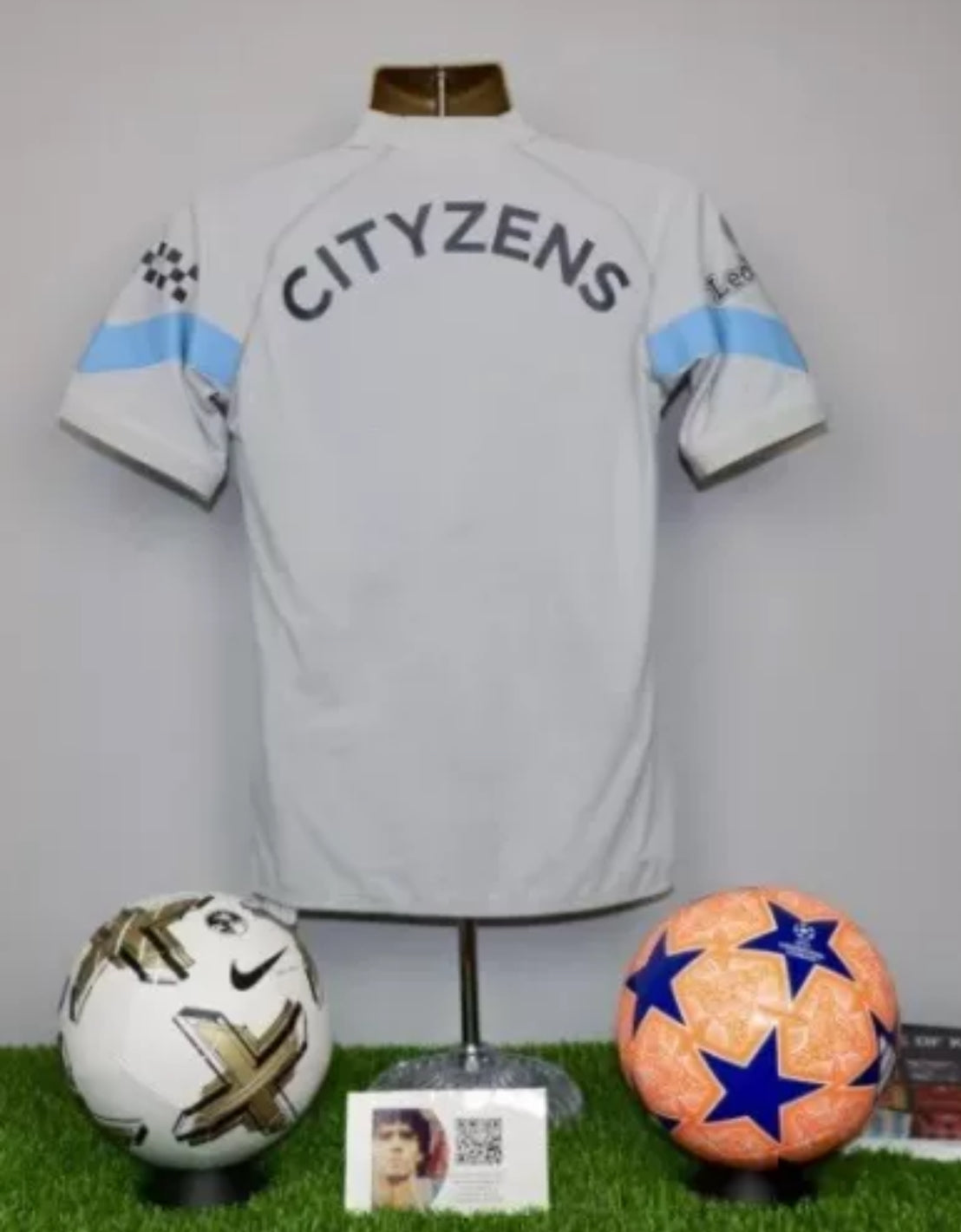 BERNARDO 20 Manchester City 22/23 Player Issue Training Shirt