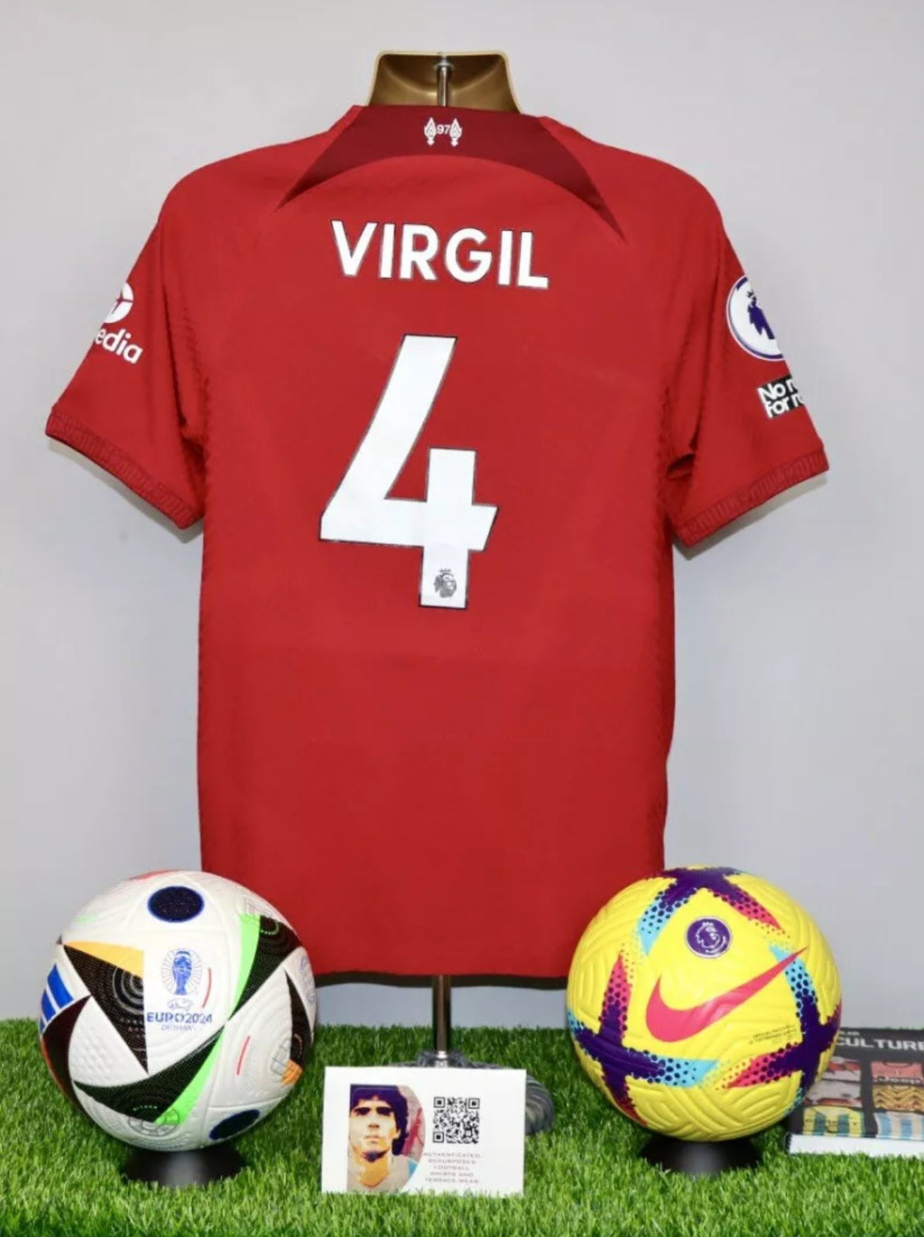 VIRGIL 4 Liverpool Authentic 2022/23 Home Shirt