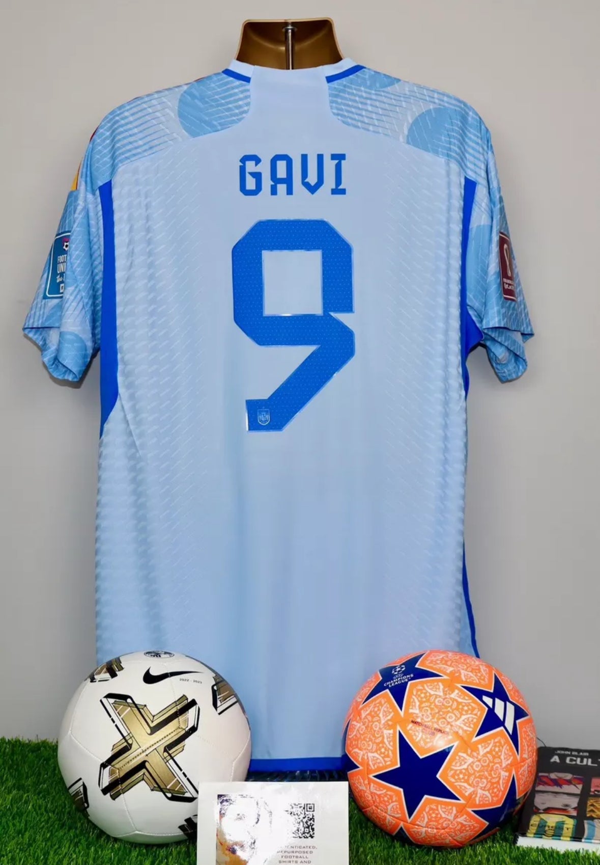 GAVI 9 Spain 2022/23 Authentic Away Shirt
