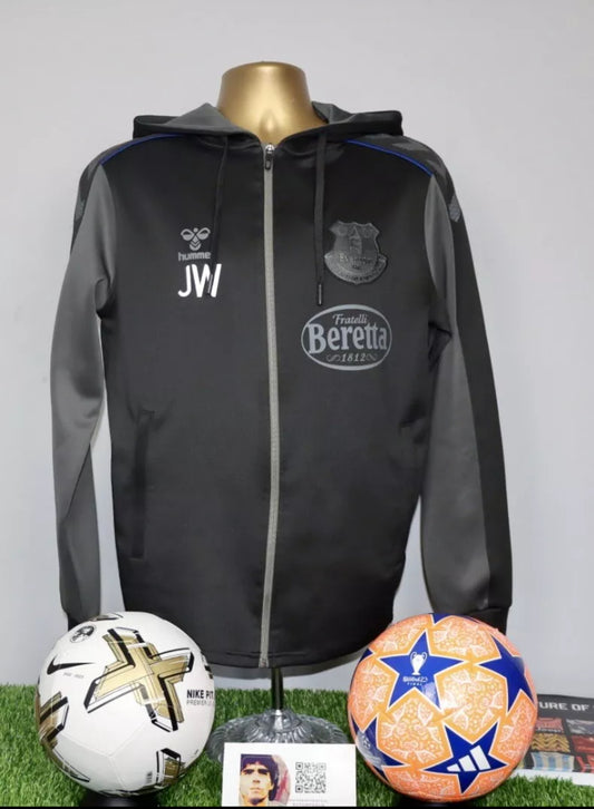 Everton 2021/22 Staff Issue Zip Up Hoodie JW