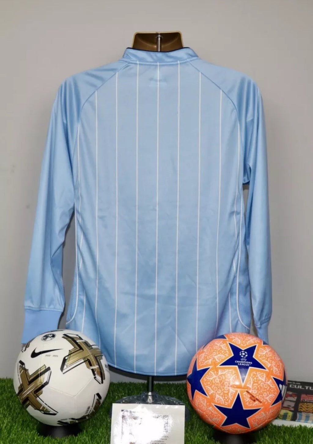 Manchester City 2007/08 L/S Home Shirt