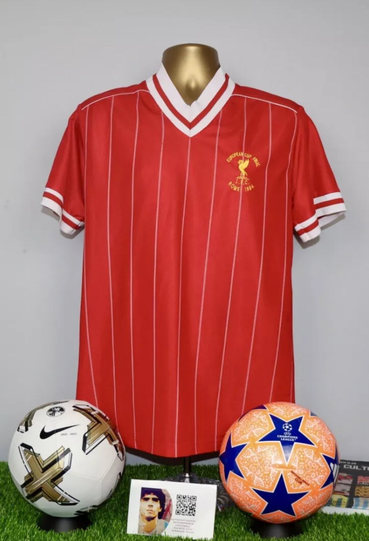 Liverpool 1984 Rome Retro Shirt