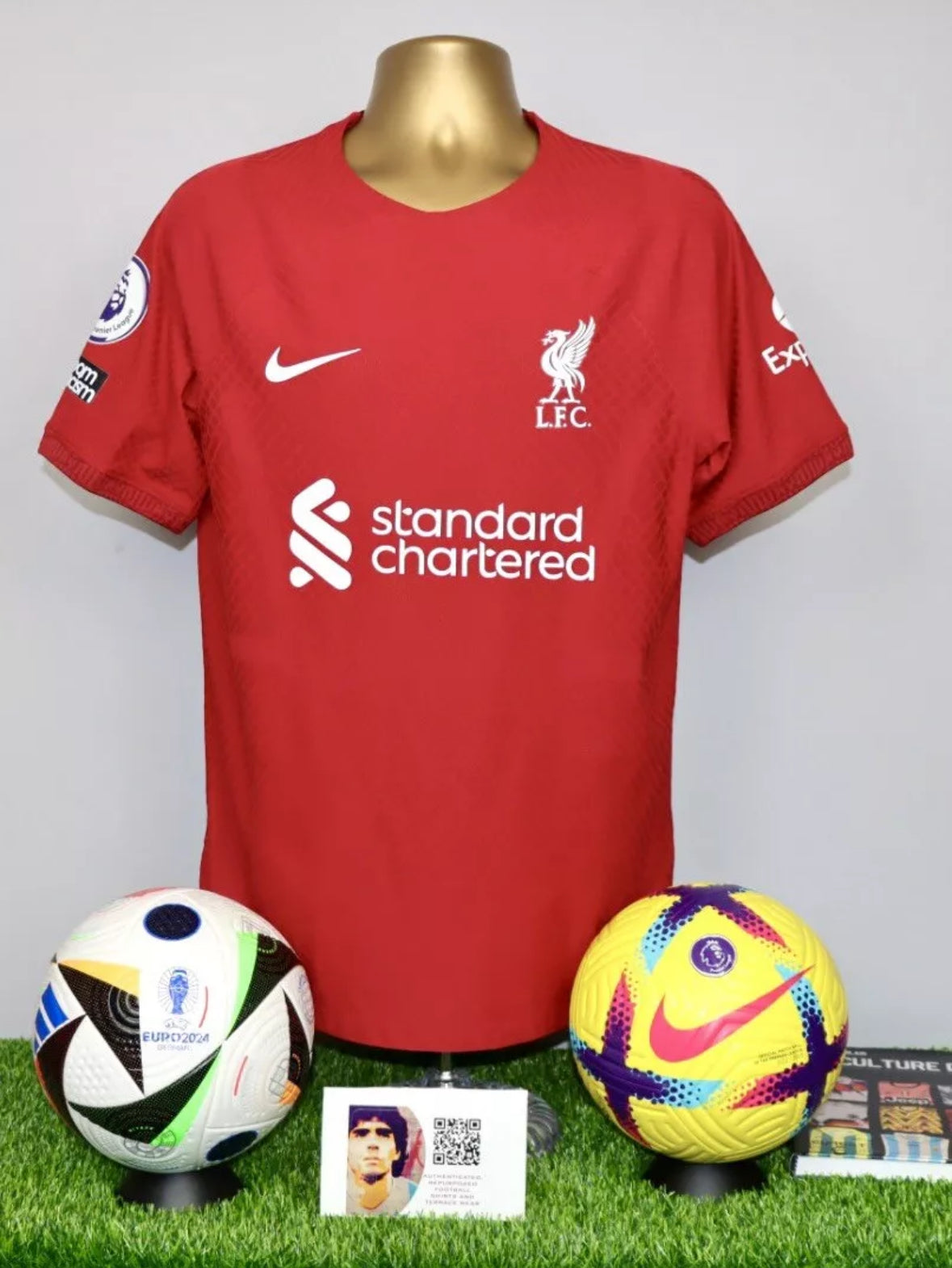 VIRGIL 4 Liverpool Authentic 2022/23 Home Shirt