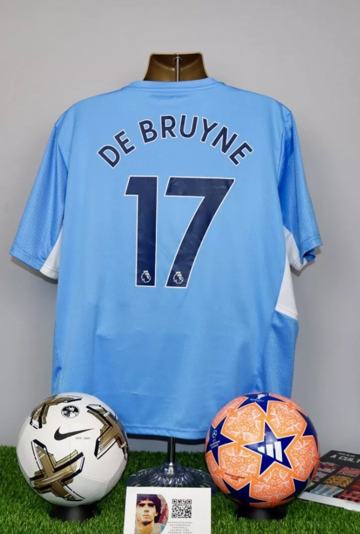 DE BRUYNE 17 Manchester City 2020/21 Home Shirt