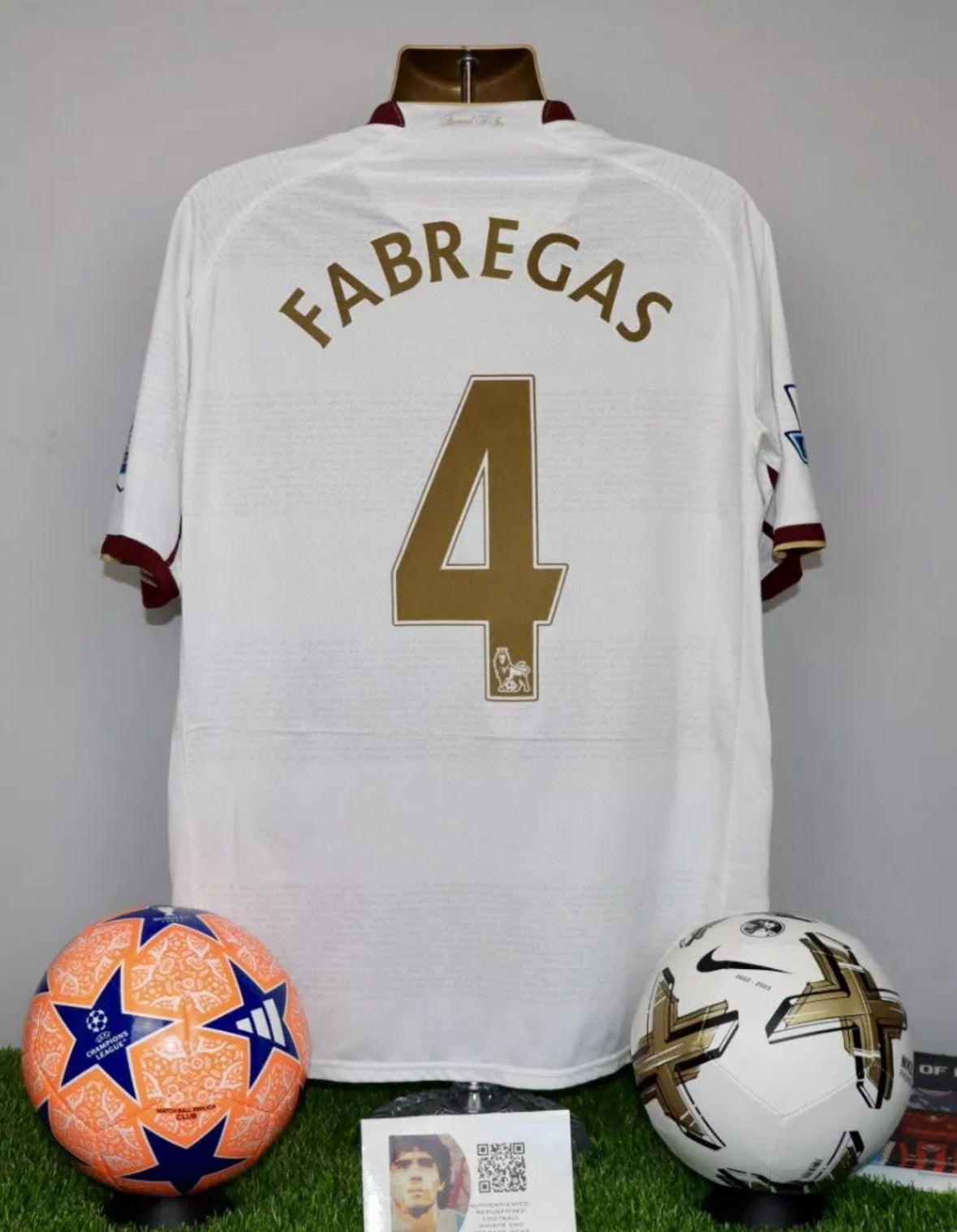FABREGAS 4 Arsenal 2007/08 Away Shirt