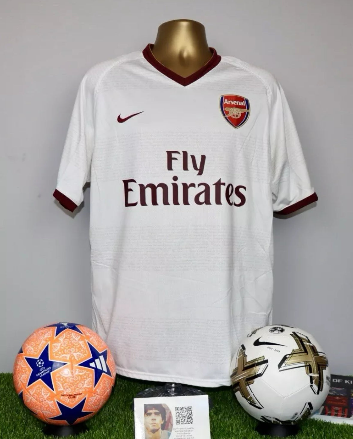 FABREGAS 4 Arsenal 2007/08 Away Shirt