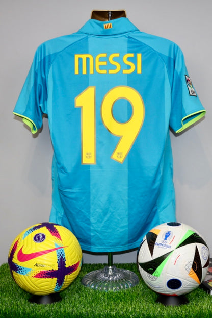 MESSI 19 Barcelona 2007/08 Away Shirt