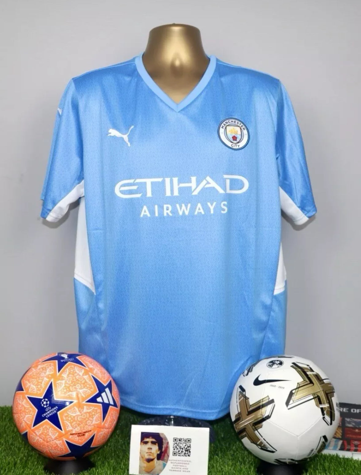Manchester City 2021/22  Home Shirt