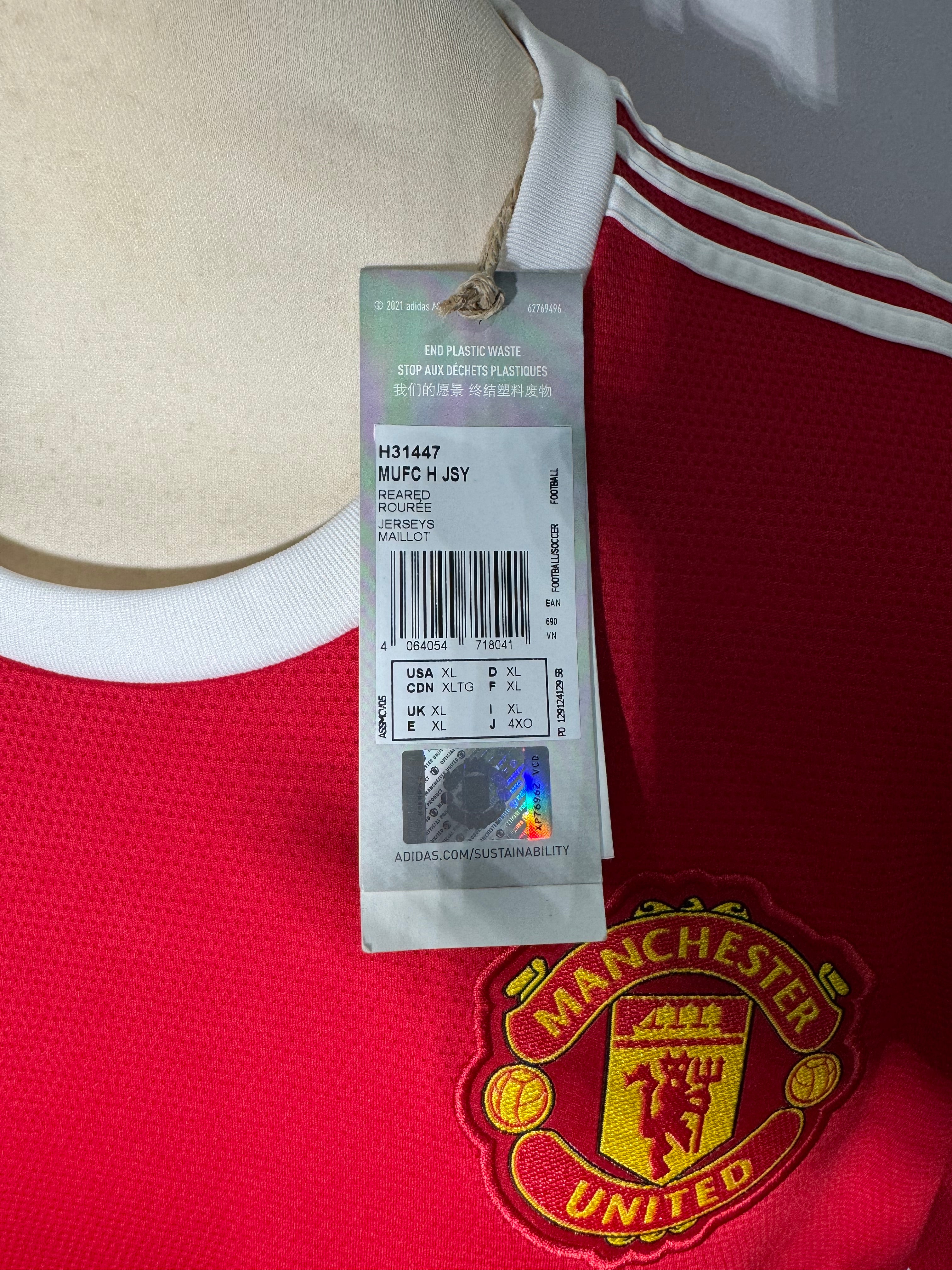 RONALDO BNWT Manchester United Home Shirt 2021/22
