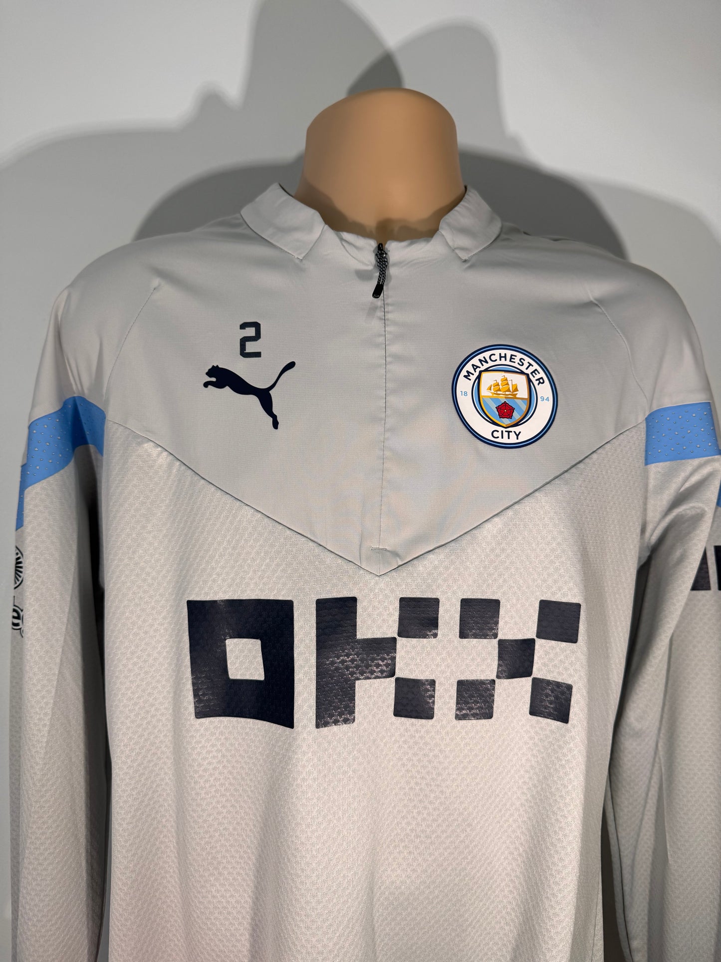 WALKER 2 Manchester City Player Issue Worn Treble Winning Season DryCell