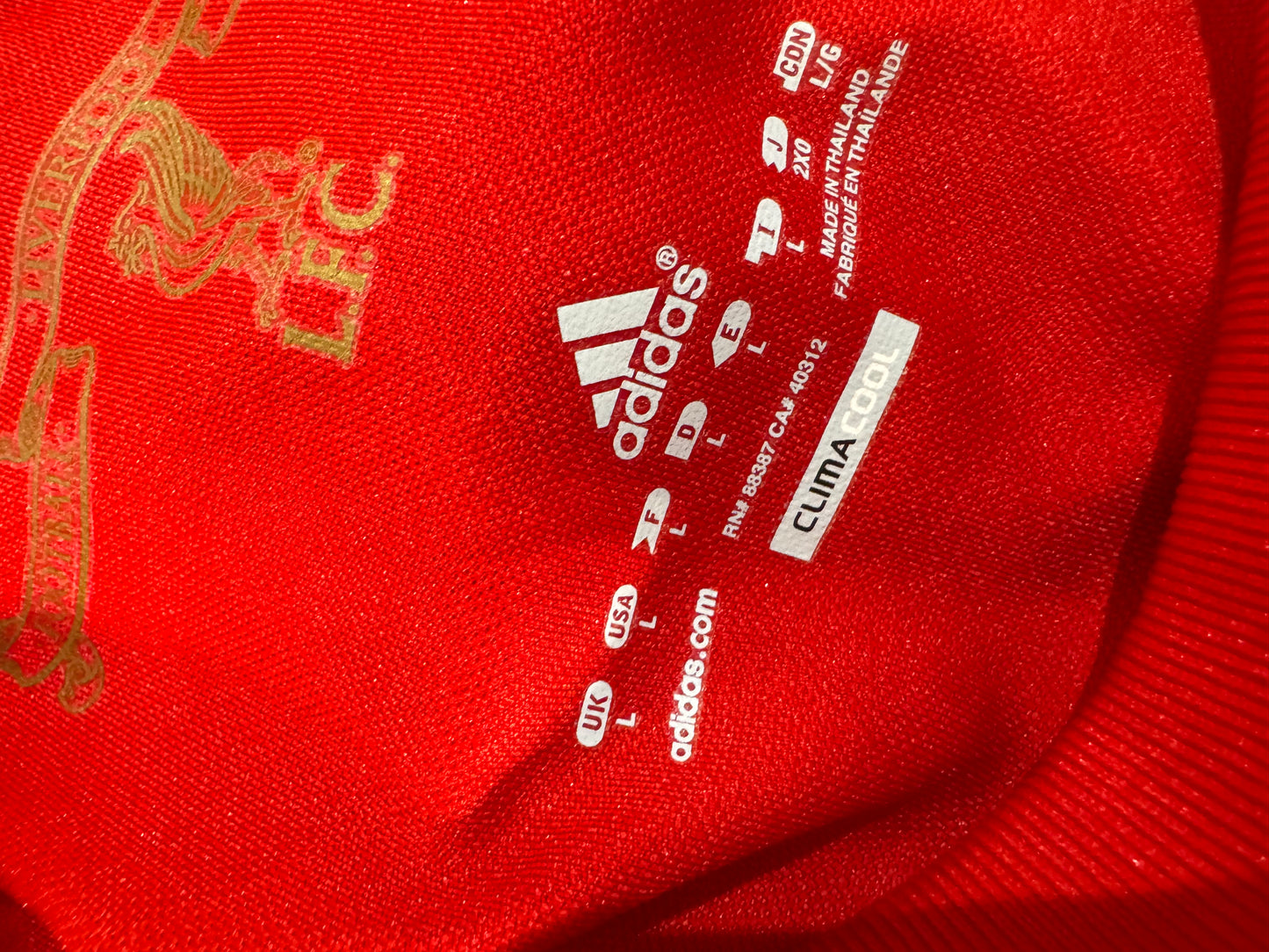 Liverpool 2010/12 Home Shirt