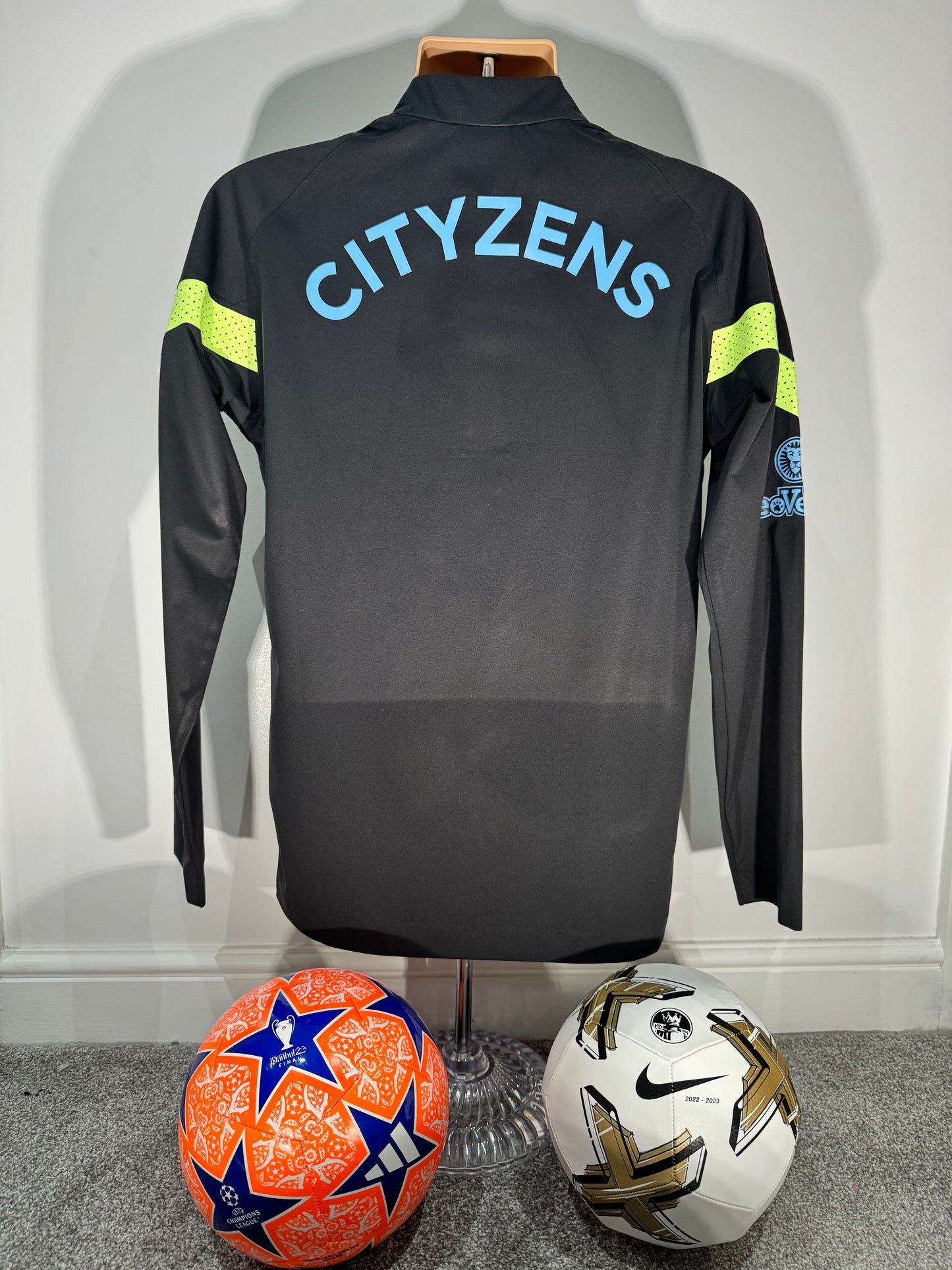 FODEN 47 Manchester City 22/23 Player Issue/Worn Treble Winning Season RainCell