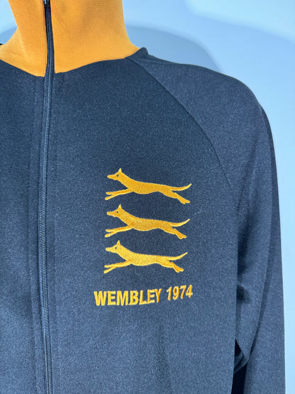 Wolverhampton Wandererers Score Draw 1974 Final Retro Jacket