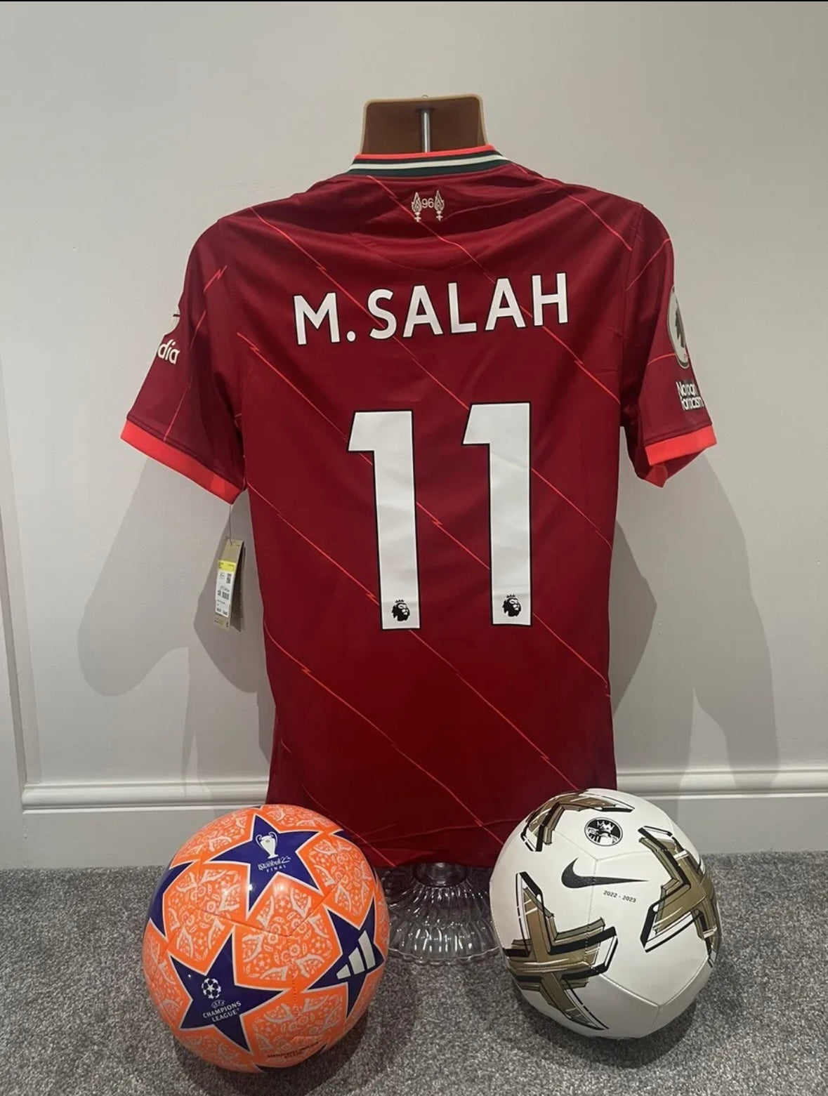 SALAH 11 BNWT 2021/22 Liverpool Home Shirt