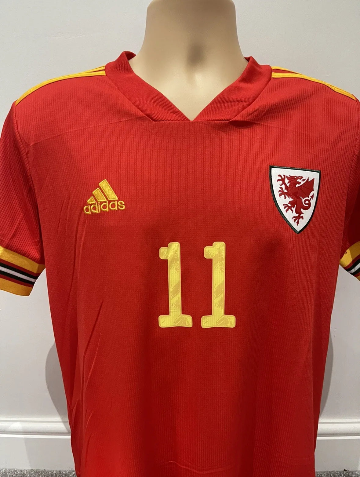 BALE 11 Wales Euro Football Shirt 2020-22