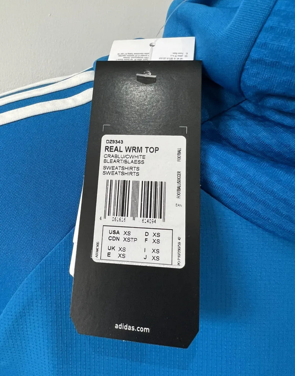 Real Madrid 2019 Training Top BNWT