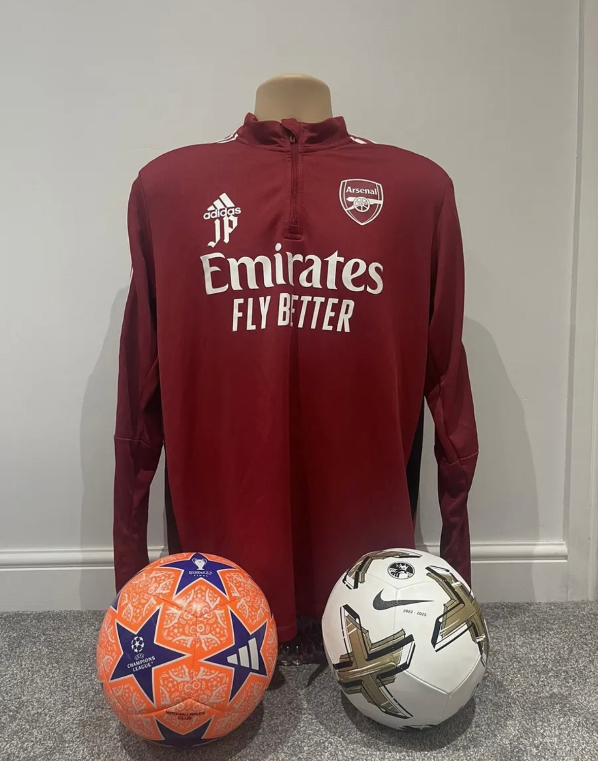 Arsenal 2021/22 Player/Staff Issued Quarter Zip