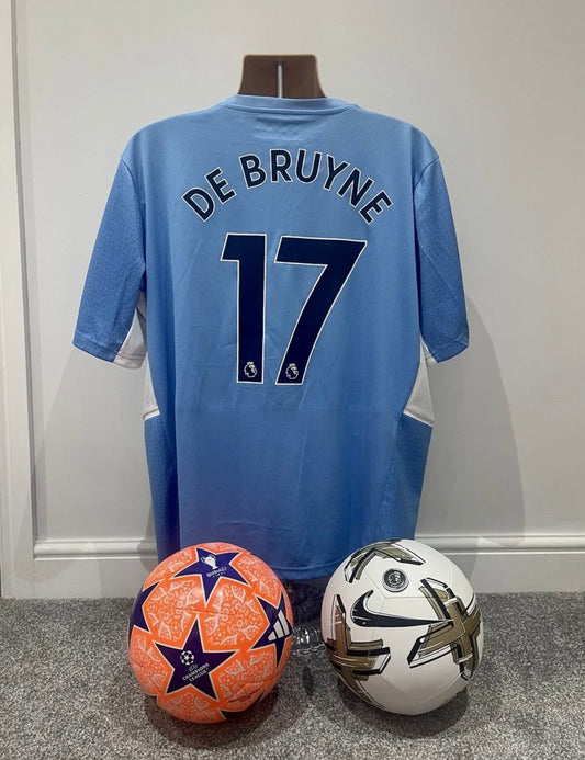 DE BRUYNE 17 Manchester City 2020/21 Home Shirt